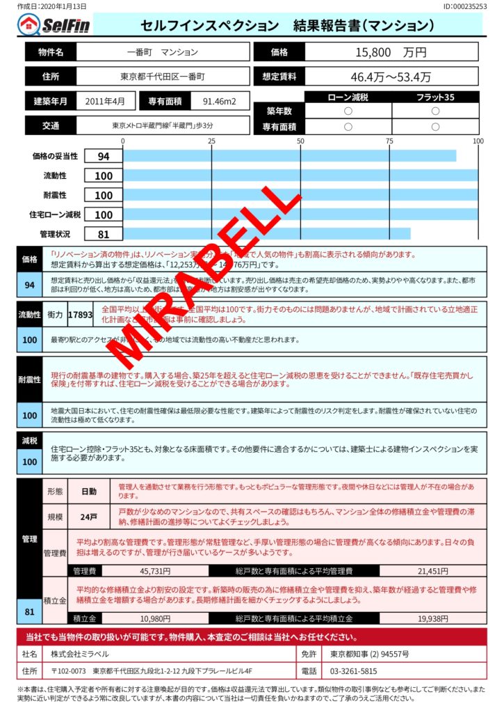 パークハウス一番町2階